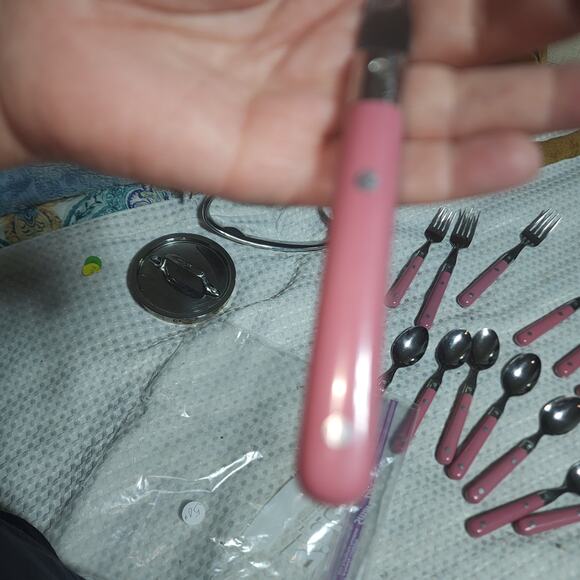 WF EUC 29 PIECE MARDI GRAS HEAVY DUTY FLATWARE SERVICE - Picture 4 of 7